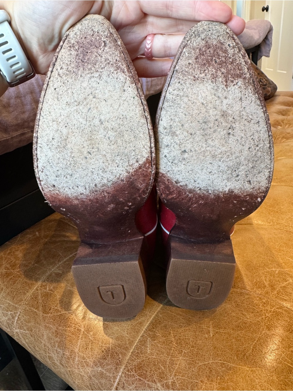 Tecovas Red Western Cowboy Boots - Picture 12 of 12